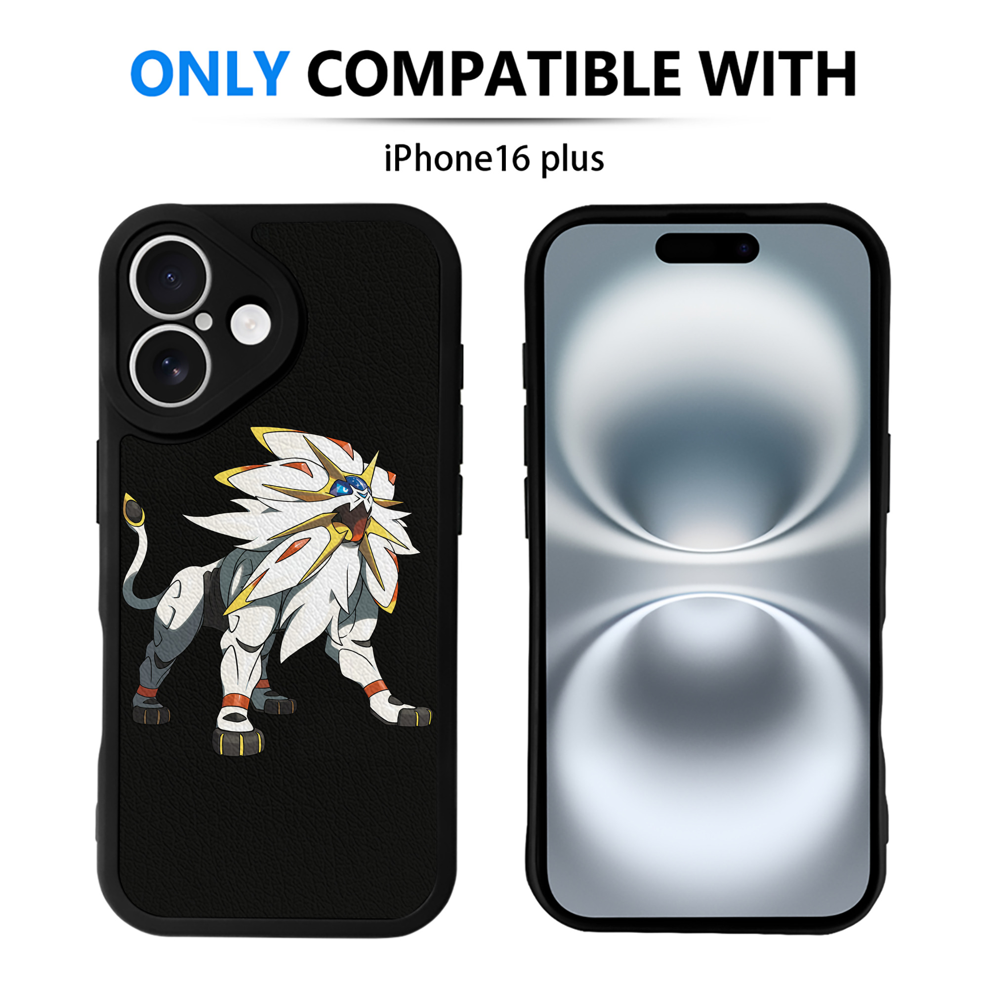 （画像用） ポケットモンスター Pokémon 【iPhone 16シリーズ対応】シリコンスマホケース（レザー調） 材質：シリコン